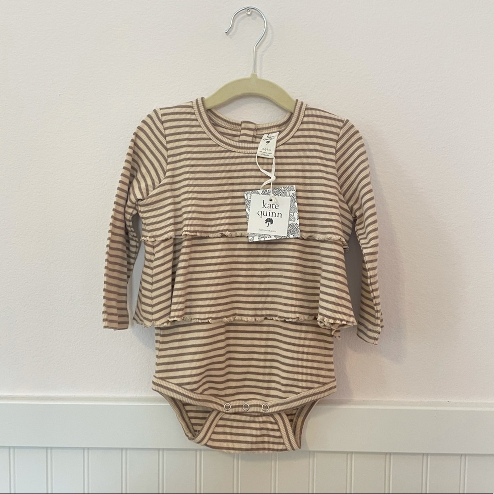 NWT KATEQUINN Organic cotton skinny rib - 18-24m